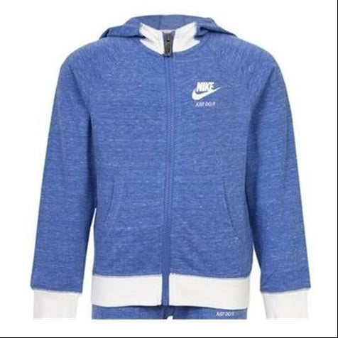 Blue Nike hoodie with white logo, Children’s Sweatshirt Nike, Nike jersey, children jersey, Adidas, puma, blue jersey, hoodie